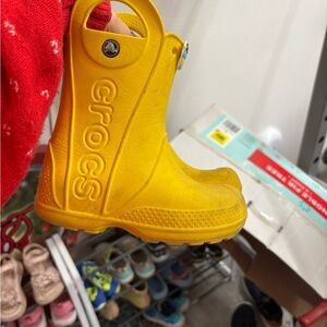 CROCS Bright Yellow Kids' Boot